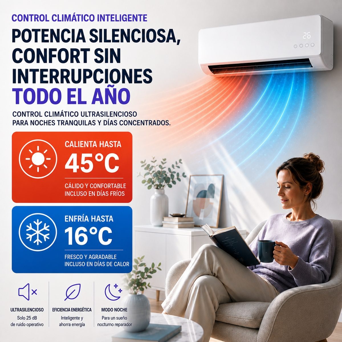 🔥Aire acondicionado venttori -Confort térmico todo el año