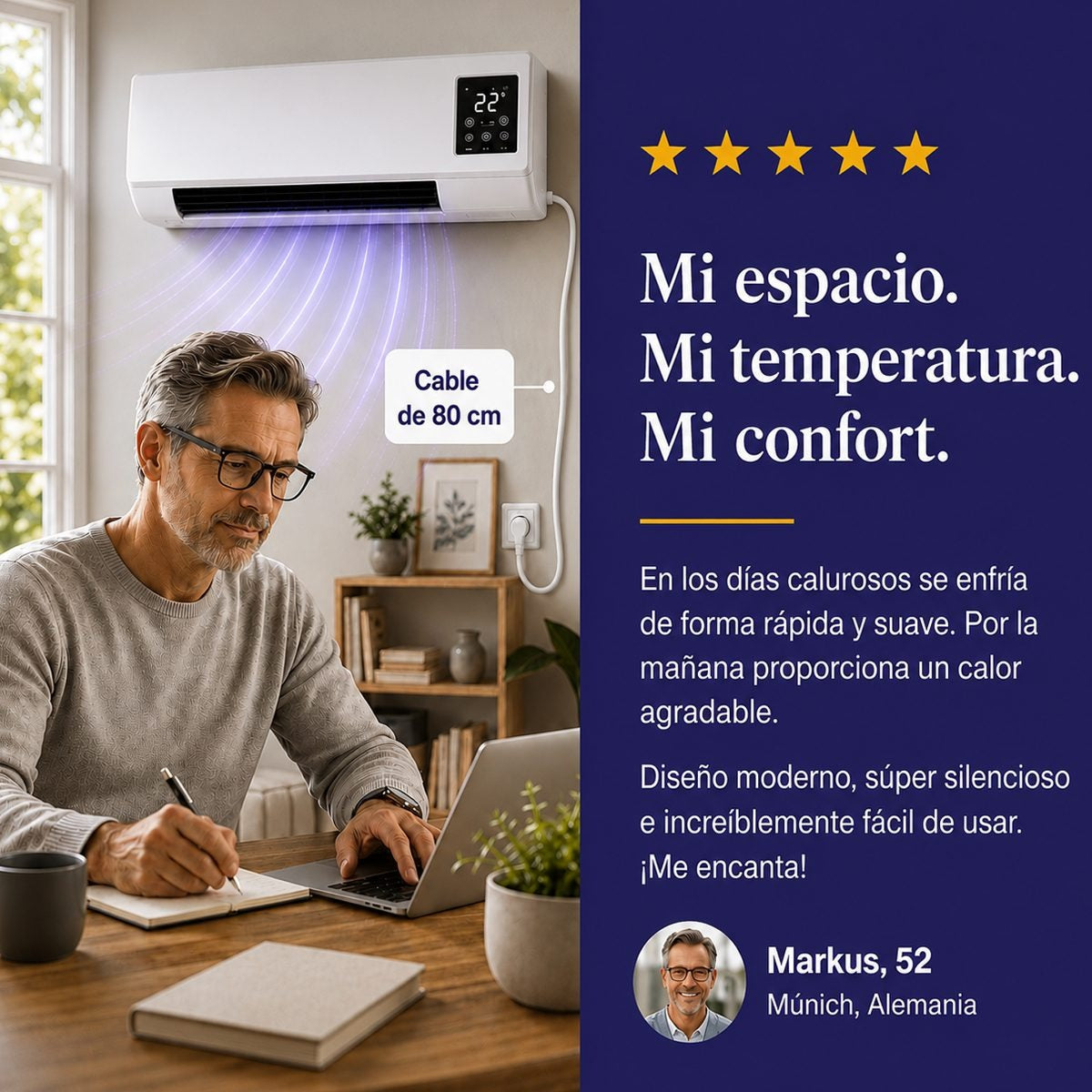 🔥Aire acondicionado venttori -Confort térmico todo el año